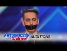 Tape Face: Strange Act Leaves the Audience Speechless - America's Got Talent 2016 Auditions