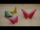 Оригами. Как сделать бабочку из бумаги (видео урок