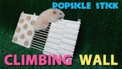 DIY climbing wall.  DIY Hamster toys