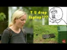 They Drop His Laptop and Break It!
