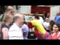 Clown Durilov help tourist to walk at Rambla Short Film 18