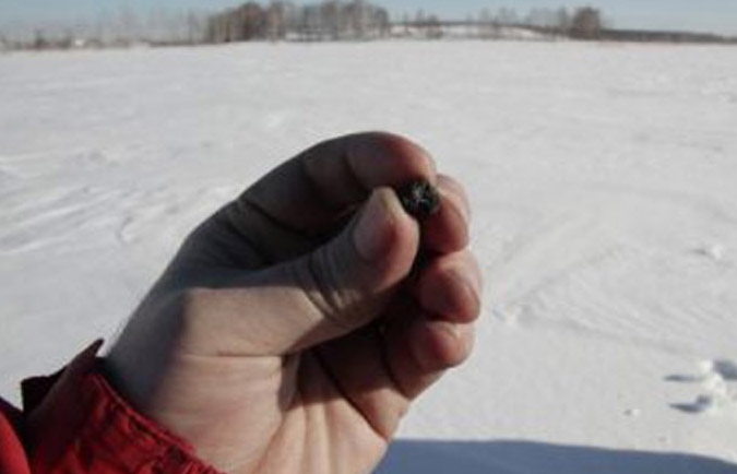 НАЙДЕН метеорит в Челябинской области СЕГОДНЯ 18.02.2013 ( ФОТО + ВИДЕО)