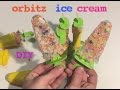 Как сделать мороженое Орбиз з разноцветных шариков