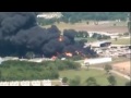 Взрыв на химическом заводе в Луизиане, США