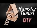DIY Hamster Tunnel.  Popsicle stick hamster toys
