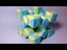 Origami Moving Cubes 2 - using Sonobe units