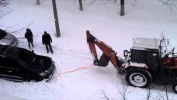 Борьба со Снегопадом: Сугробы, Тракторы, Фуры и Бе