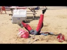 Skydiver Crashes On Beach