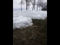 Пугающее явление  передвижение льда