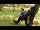 Cop Plays Football and Gets Kicked in the Nuts