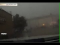 В США ветром снесло поезд с моста во время урагана  Видео